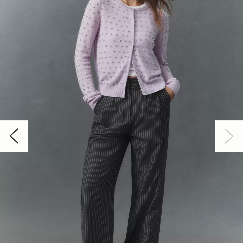Juliet Cashmere Sweater by Anthropologie, lilac ice - purple - Picture 3 of 5